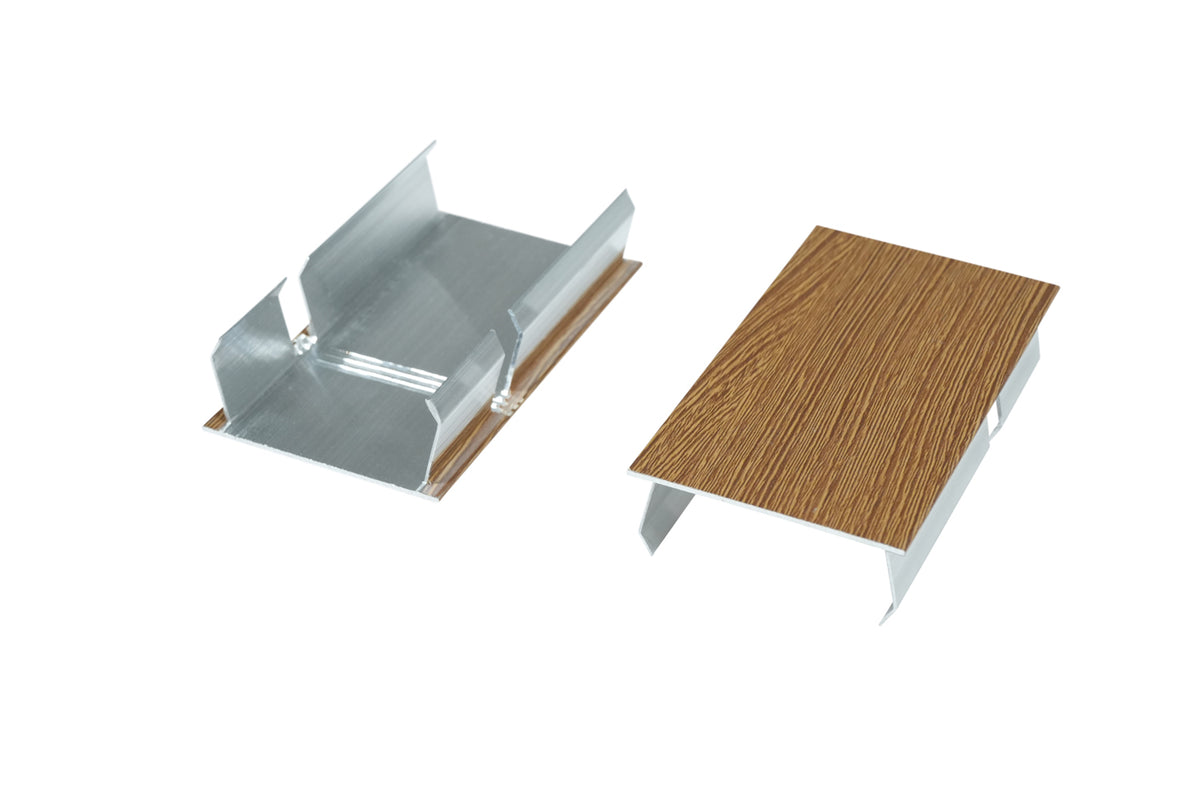 End Cap For Acoustic Drop Ceiling Baffles – Medium Oak
