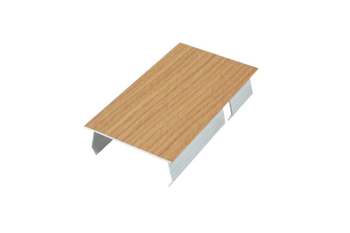 End Cap For Acoustic Drop Ceiling Baffles – Light Oak
