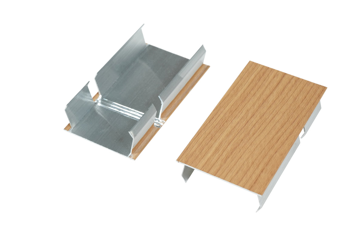 End Cap For Acoustic Drop Ceiling Baffles – Light Oak