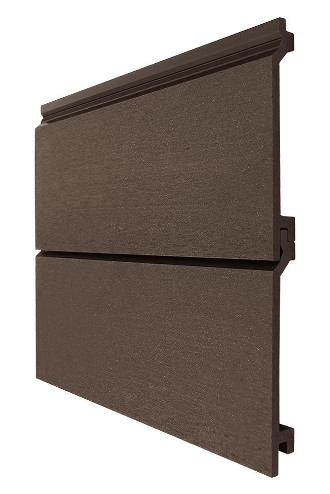 Dark Brown Exterior Shiplap Siding Boards, Outdoor Wall Panel Cladding