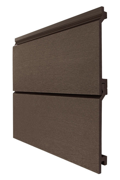 Dark Brown Exterior Shiplap Siding Boards, Outdoor Wall Panel Cladding