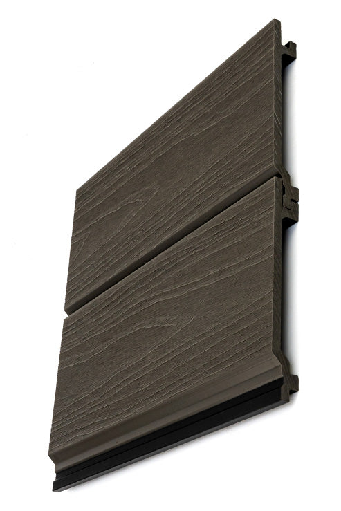 Enhanced Grain Wood-Like Composite Siding, Exterior Wall Paneling - American Walnut