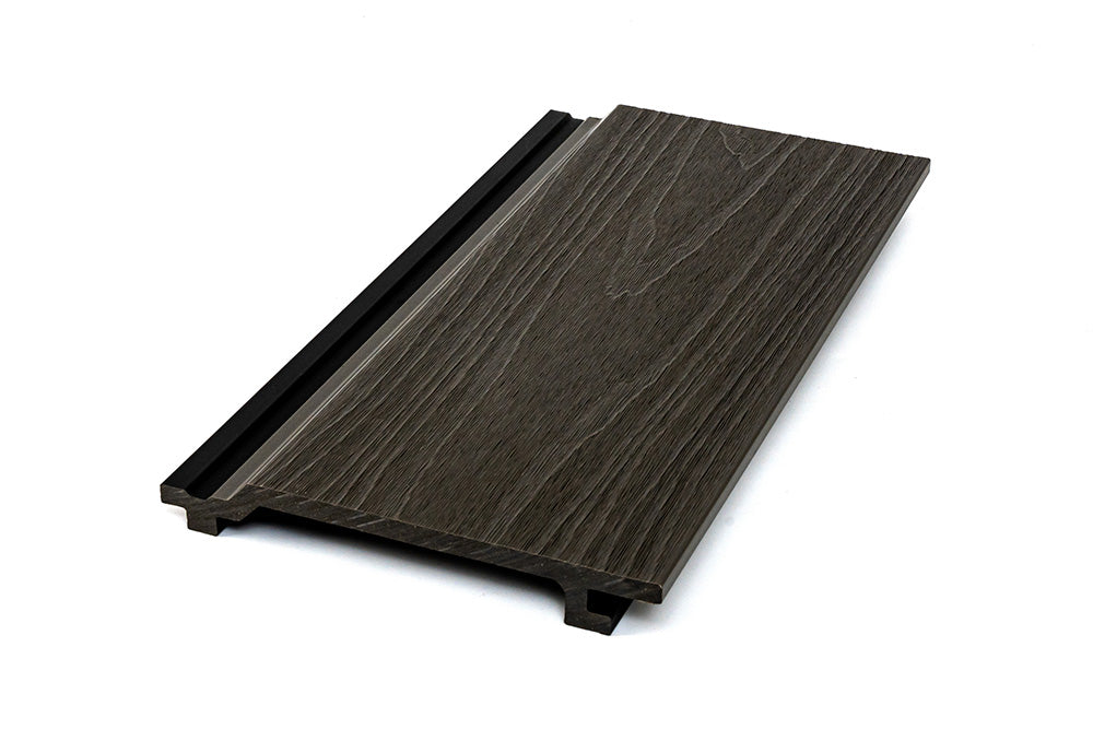 Enhanced Grain Wood-Like Composite Siding, Exterior Wall Paneling - American Walnut