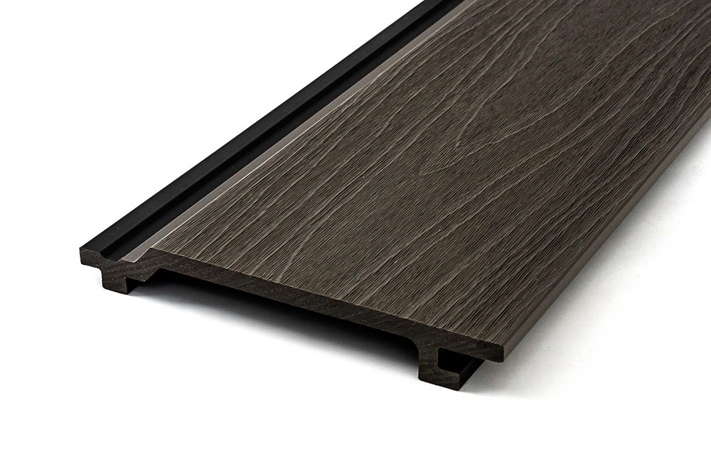 Enhanced Grain Wood-Like Composite Siding, Exterior Wall Paneling - American Walnut