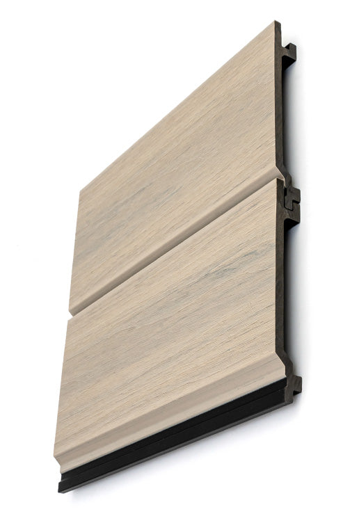 Enhanced Grain Wood-Like Composite Siding, Exterior Wall Paneling - Arctic Oak