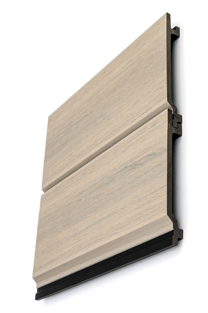 Enhanced Grain Wood-Like Composite Siding, Exterior Wall Paneling - Arctic Oak