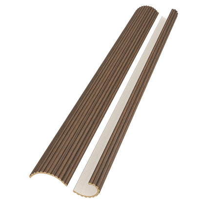 Chestnut Flexible Tambour Wood Panels – Decorative Fluted Round Wall Cladding for Interior Walls