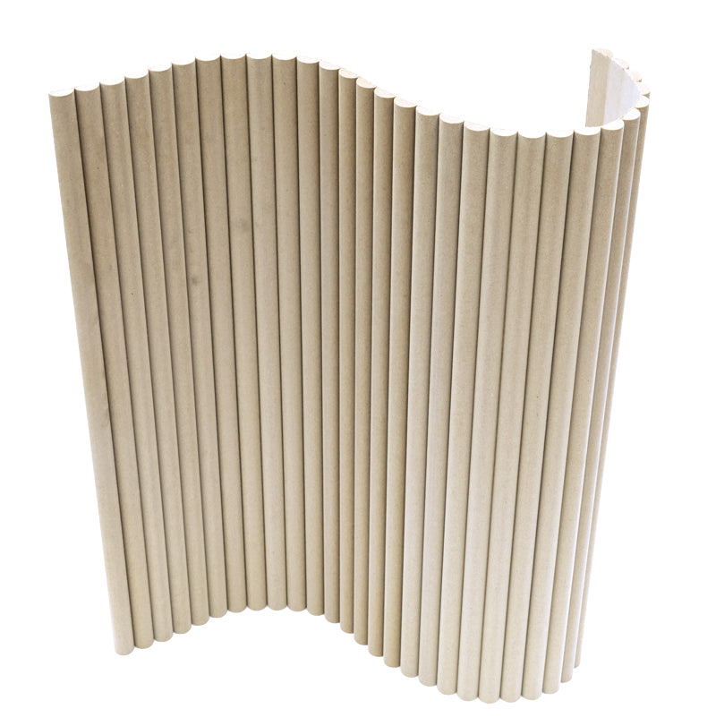 Flexible Tambour Wood Panels For Interior Walls Decorative Fluted Siding Cladding - Unfinished