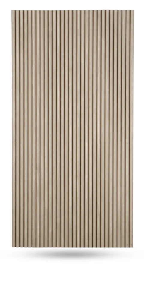 Flexible Tambour Wood Panels For Interior Walls Decorative Fluted Siding Cladding - White Oak