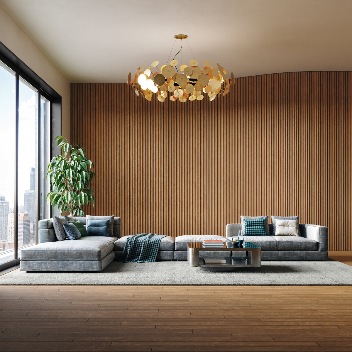 Flexible Tambour Wood Panels For Interior Walls Decorative Fluted Sidi ...