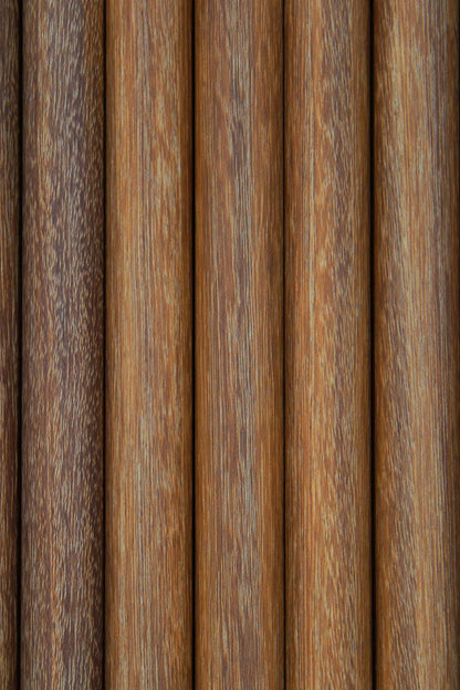 Flexible Rounded Wood Panels For Interior Walls Decorative Fluted Siding Cladding - Antique Maple