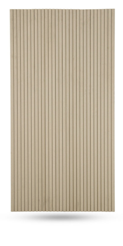 Flexible Tambour Wood Panels For Interior Walls Decorative Fluted Siding Cladding - Unfinished