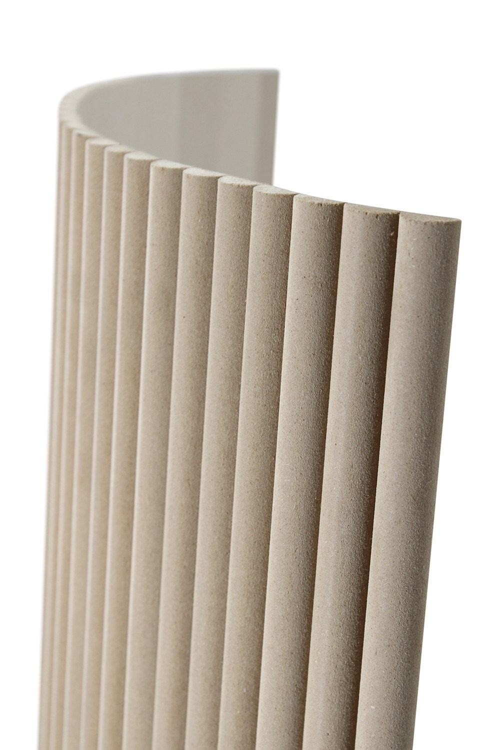 Flexible Rounded Wood Panels For Interior Walls Decorative Fluted Siding Cladding - Unfinished