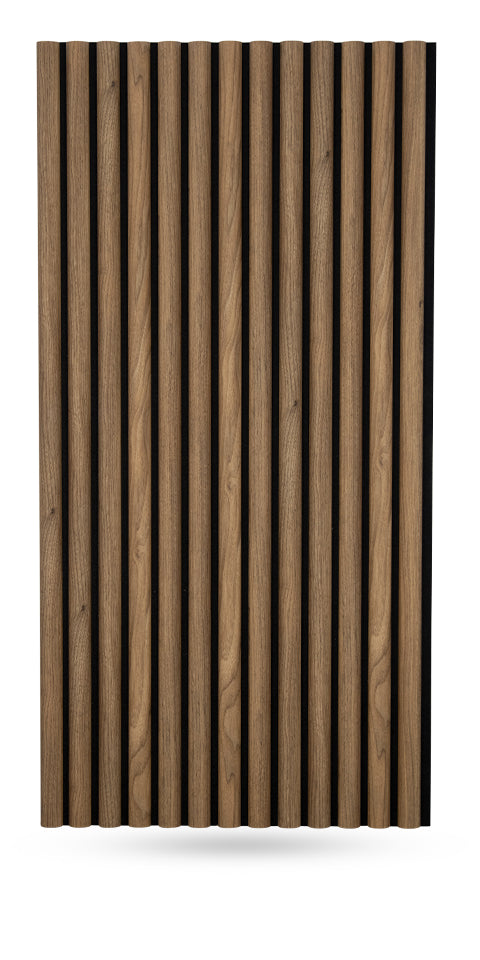 Half-Round-Wood-Column-Acoustic-Sound-Panel-for-Walls - Teak-1