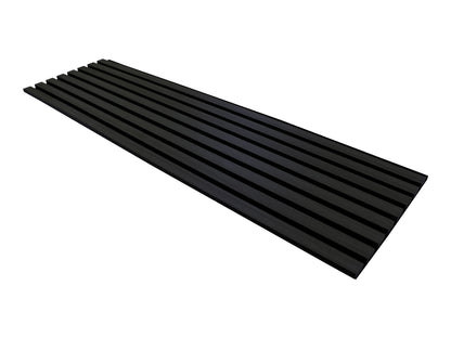 Ultra Black Acoustic Slat Panels for Soundproofing Walls