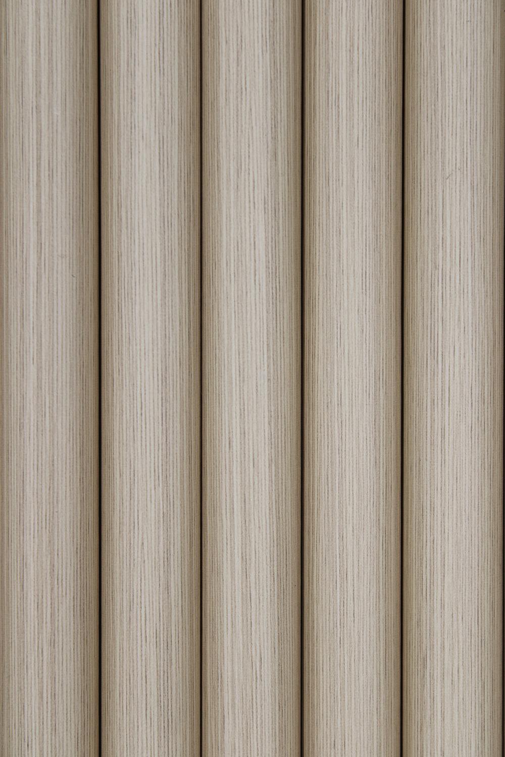 Flexible Tambour Wood Panels For Interior Walls Decorative Fluted Siding Cladding - White Oak