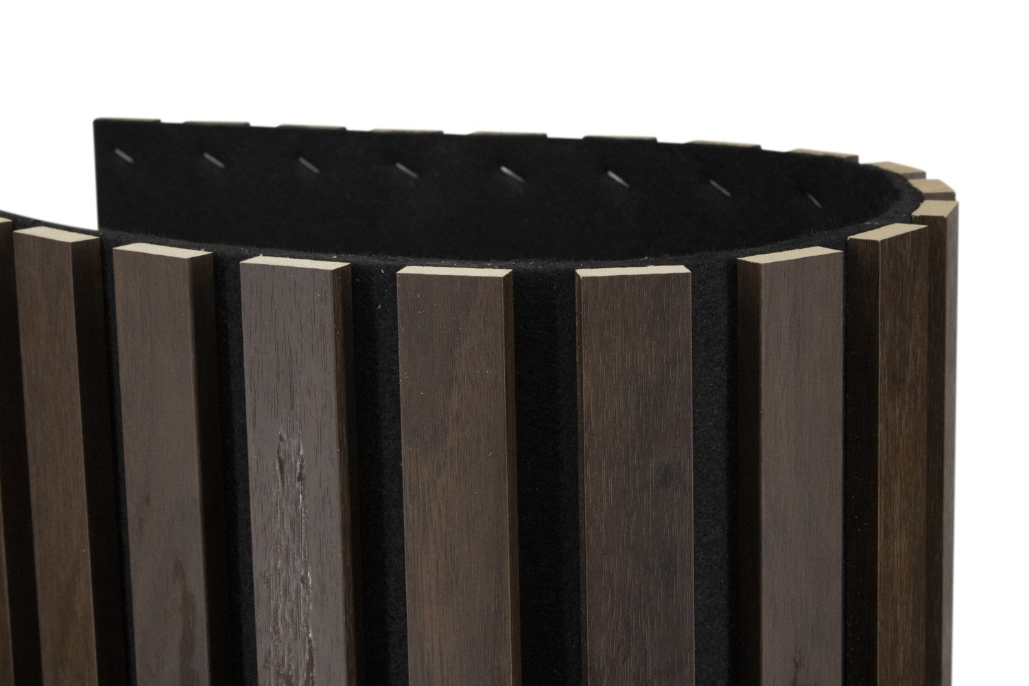 Flexible Acoustic Slat Wood Wall Paneling Soundproofing Siding – Antique Oak by SlatSolution®