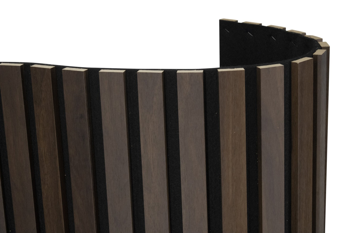 Flexible Acoustic Slat Wood Wall Paneling Soundproofing Siding – Antique Oak by SlatSolution®