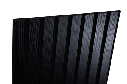 UltraFelt™ – 6 Panels / Box Lightweight Solid Acoustic Felt Wall Panels with Wood-Like Veneer Finish (Ultra Black)