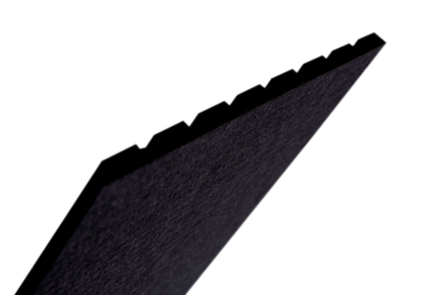 UltraFelt™ – 6 Panels / Box Lightweight Solid Acoustic Felt Wall Panels with Wood-Like Veneer Finish (Ultra Black)