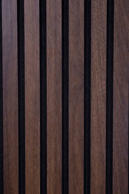 UltraFelt™ – 6 Panels / Box Lightweight Solid Acoustic Felt Wall Panels with Wood-Like Veneer Finish (Antique Oak)