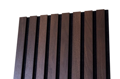 UltraFelt™ – 6 Panels / Box Lightweight Solid Acoustic Felt Wall Panels with Wood-Like Veneer Finish (Antique Oak)