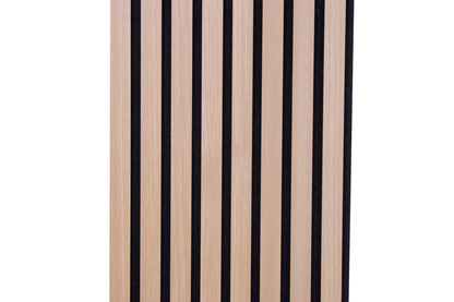 UltraFelt™ – 6 Panels / Box Lightweight Solid Acoustic Felt Wall Panels with Wood-Like Veneer Finish (Champagne Oak)