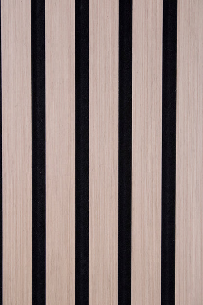 UltraFelt™ – 6 Panels / Box Lightweight Solid Acoustic Felt Wall Panels with Wood-Like Veneer Finish (White Oak)