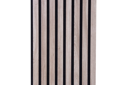 UltraFelt™ – 6 Panels / Box Lightweight Solid Acoustic Felt Wall Panels with Wood-Like Veneer Finish (Light Walnut))