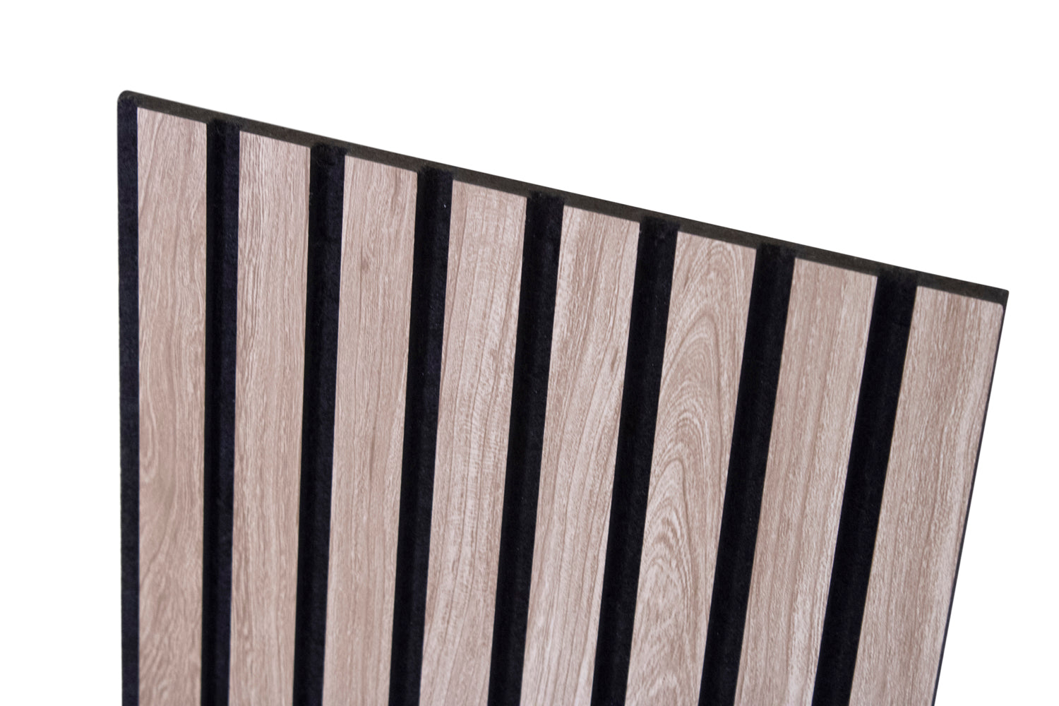 UltraFelt™ – 6 Panels / Box Lightweight Solid Acoustic Felt Wall Panels with Wood-Like Veneer Finish (Light Walnut))