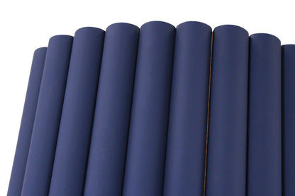 Flexible Tambour Wood Panels For Interior Walls Decorative Fluted Siding Cladding - Midnight Blue 3/4" Mini-Bead