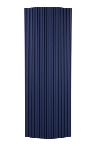 Flexible Tambour Wood Panels For Interior Walls Decorative Fluted Siding Cladding - Midnight Blue 3/4" Mini-Bead