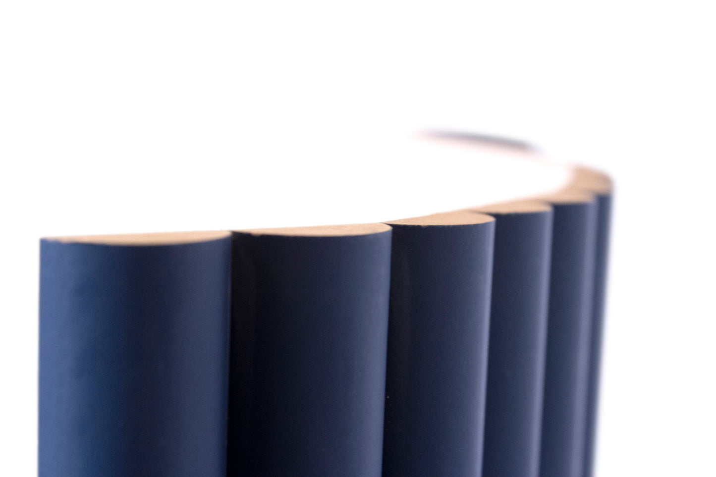 Flexible Tambour Wood Panels For Interior Walls Decorative Fluted Siding Cladding - Midnight Blue 3/4" Mini-Bead