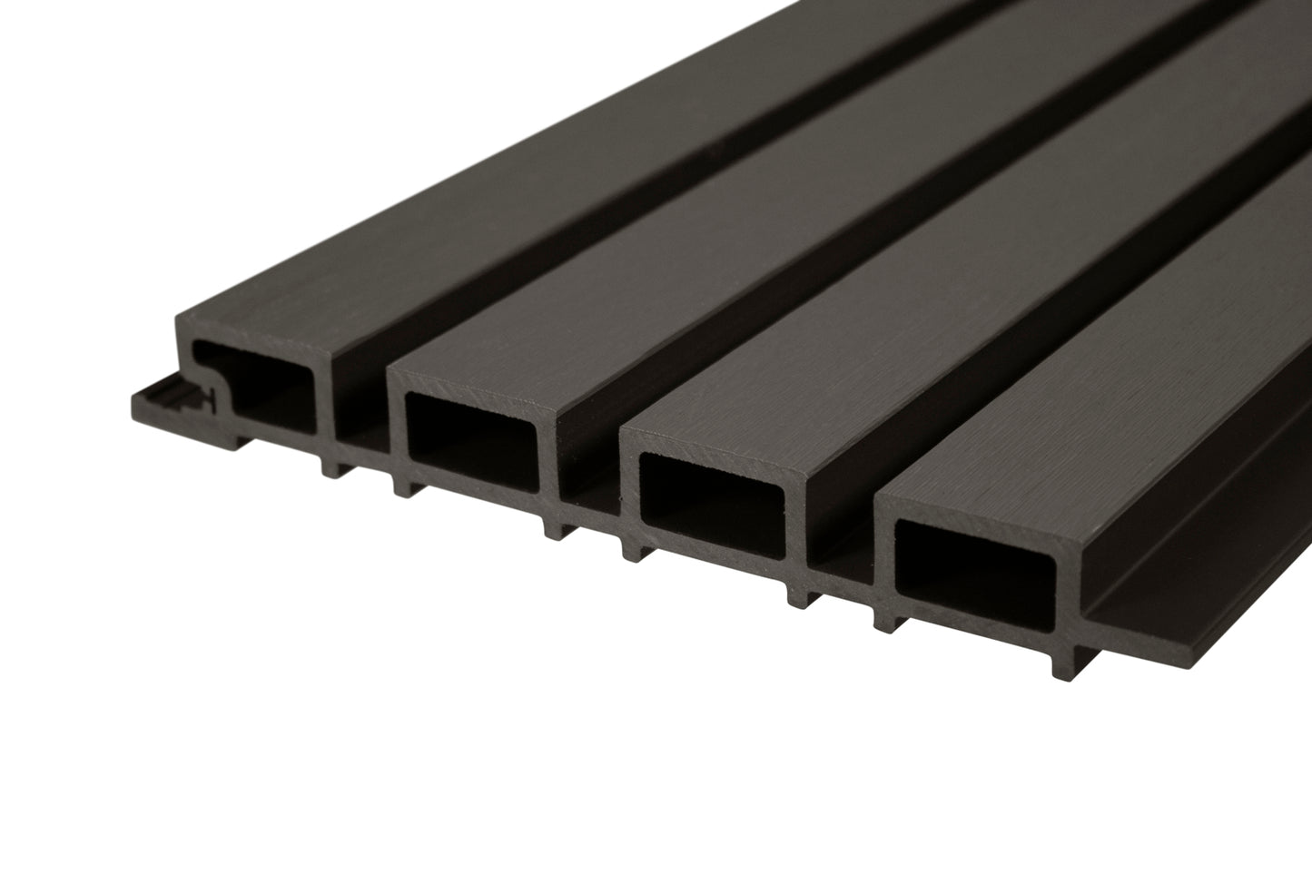 Driftwood – All-Weather Composite Slat Panel System for Outdoor Siding – 4-Strip Panel with 1.5" Slats (Copy)