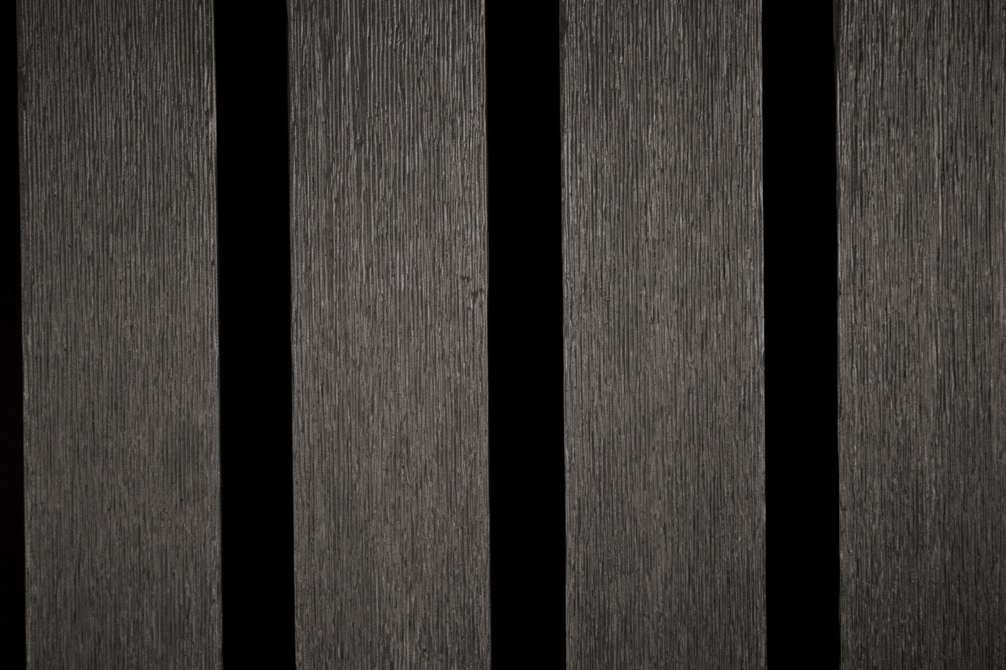 Driftwood – All-Weather Composite Slat Panel System for Outdoor Siding – 4-Strip Panel with 1.5" Slats