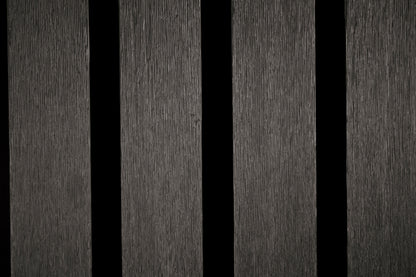 Driftwood – All-Weather Composite Slat Panel System for Outdoor Siding – 4-Strip Panel with 1.5" Slats