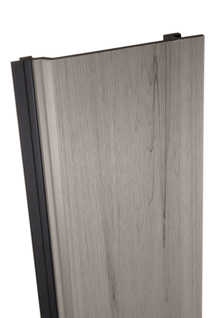 Enhanced Grain Wood-Like Composite Siding, Exterior Wall Paneling - Weathered Oak