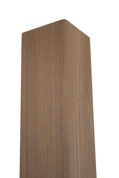 Right Angle 90° Composite Trim for Enhanced Grain Wood-Like Composite Siding – Peruvian Teak