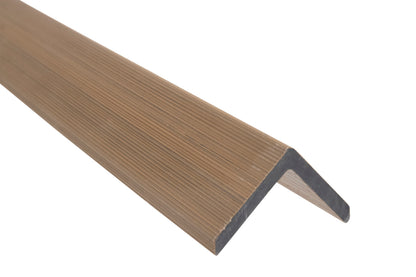 Right Angle 90° Composite Trim for Enhanced Grain Wood-Like Composite Siding – Peruvian Teak