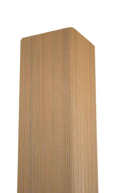 Right Angle 90° Composite Trim for Enhanced Grain Wood-Like Composite Siding – Weathered Teak