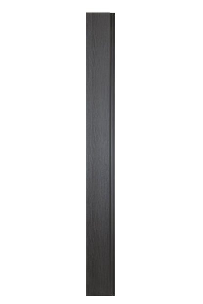 Enhanced Grain Wood-Like Composite Siding, Exterior Wall Paneling - Ebony