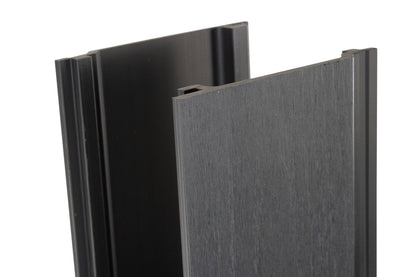 Enhanced Grain Wood-Like Composite Siding, Exterior Wall Paneling - Ebony