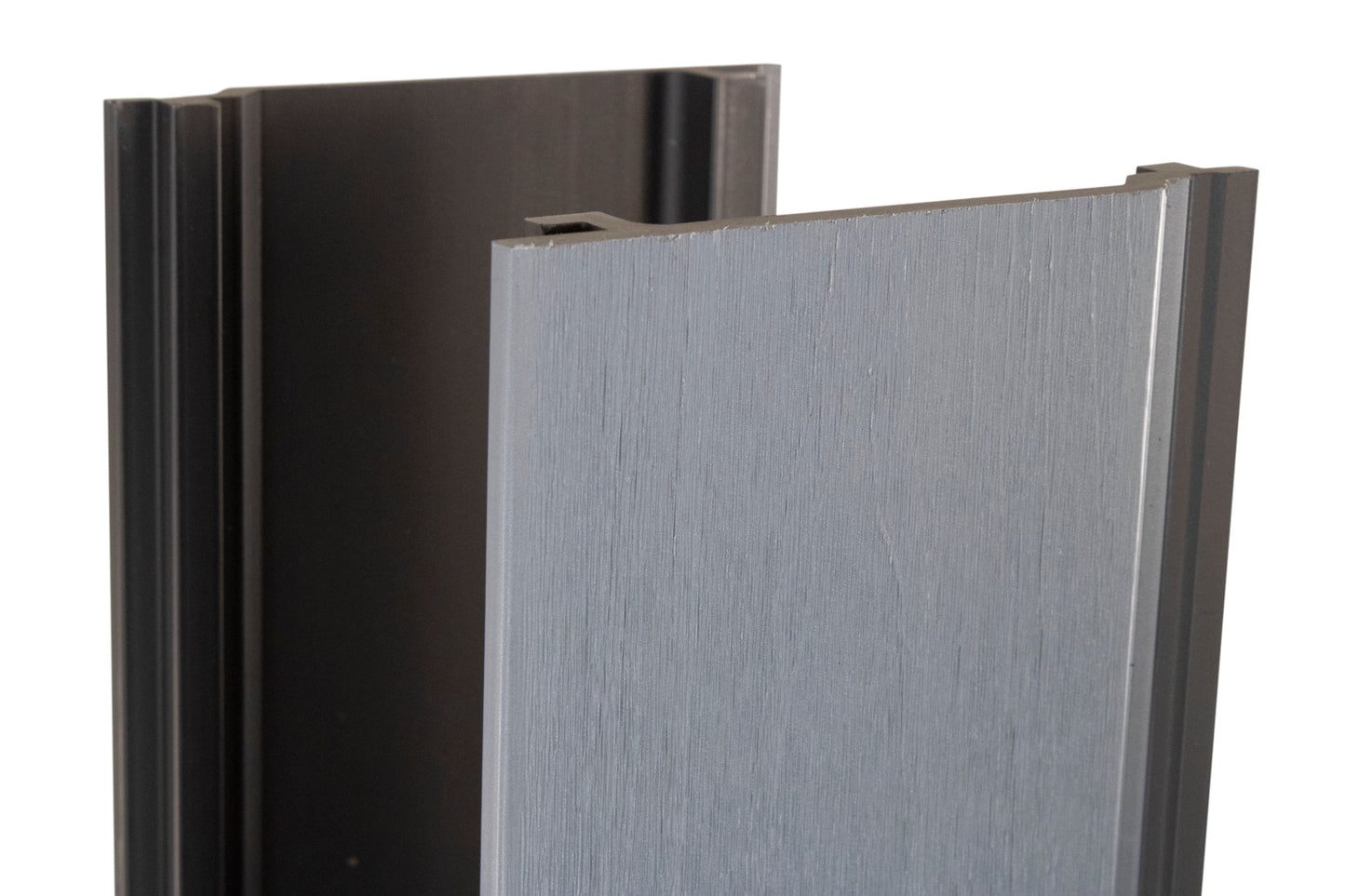 Enhanced Grain Wood-Like Composite Siding, Exterior Wall Paneling - Graphite Charcoal Gray