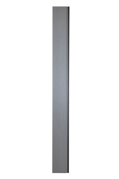 Enhanced Grain Wood-Like Composite Siding, Exterior Wall Paneling - Graphite Charcoal Gray