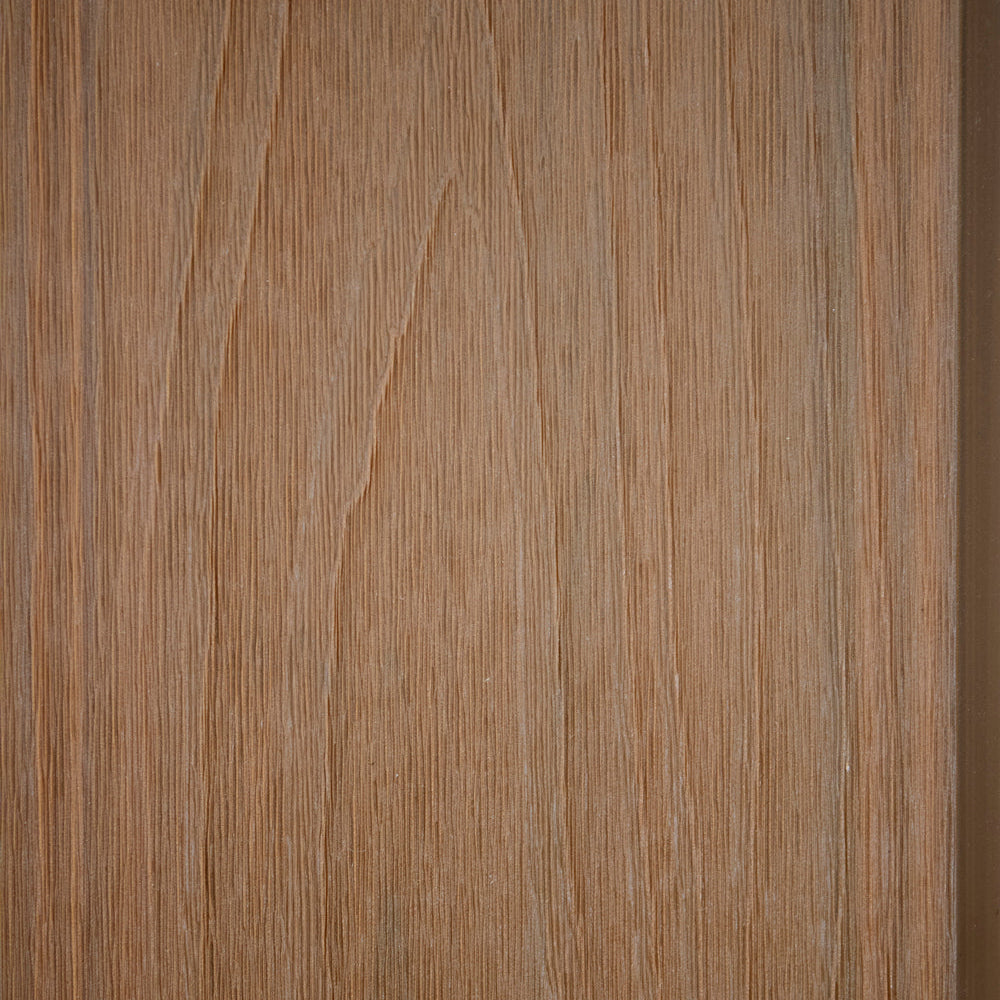 Enhanced Grain Wood-Like Composite Siding, Exterior Wall Paneling - Peruvian Teak