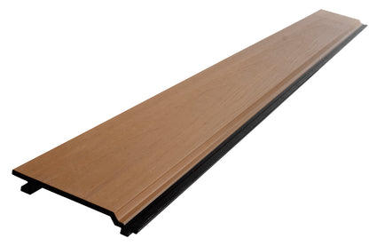 Enhanced Grain Wood-Like Composite Siding, Exterior Wall Paneling - Peruvian Teak