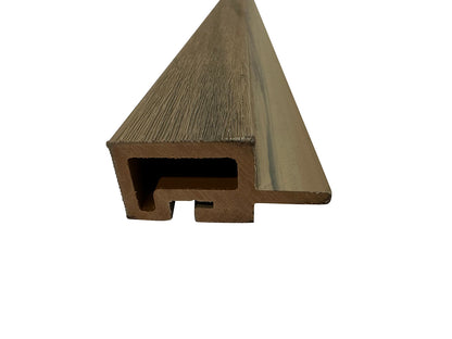 Arctic Oak Universal Trim End Cap, Corner Piece Molding For Exterior Wall Panels