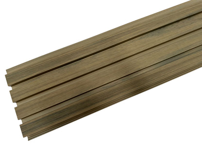 Arctic Oak Slat Wall Paneling for Outdoors