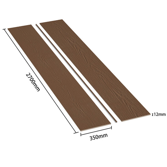 Seamless Chestnut Wall Panel Kit – Decorative Wood Panels with Trim
