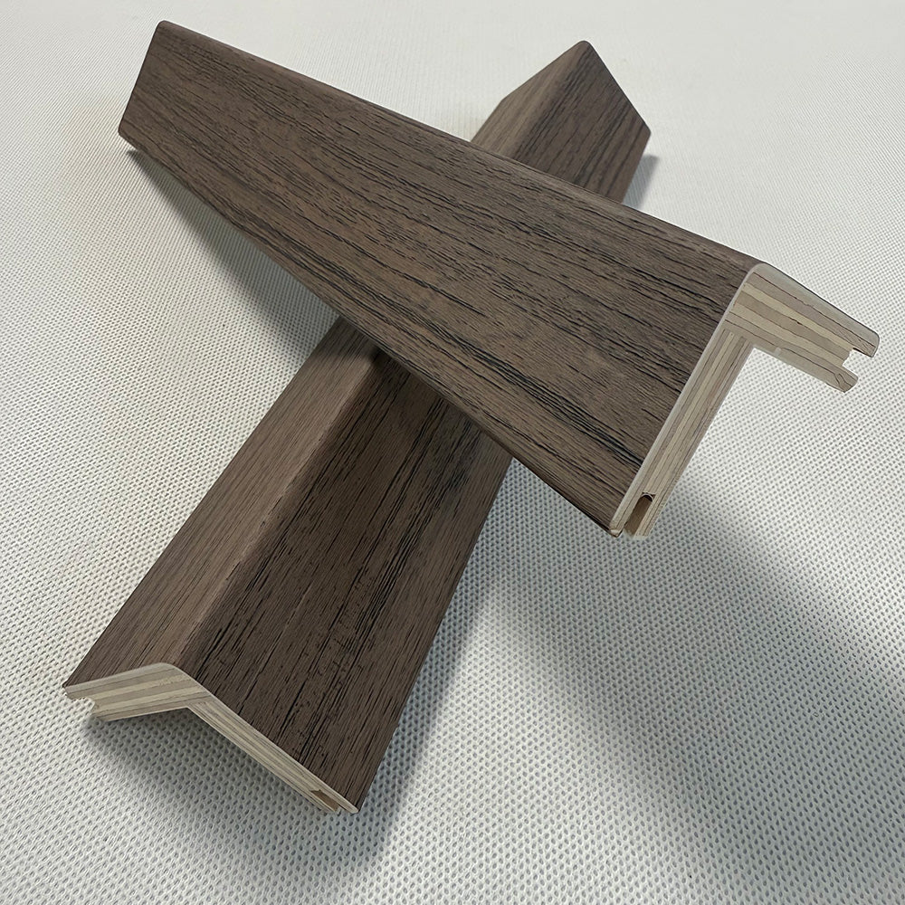 Seamless Dark Oak Wall Panel Kit – Decorative Wood Panels with Trim